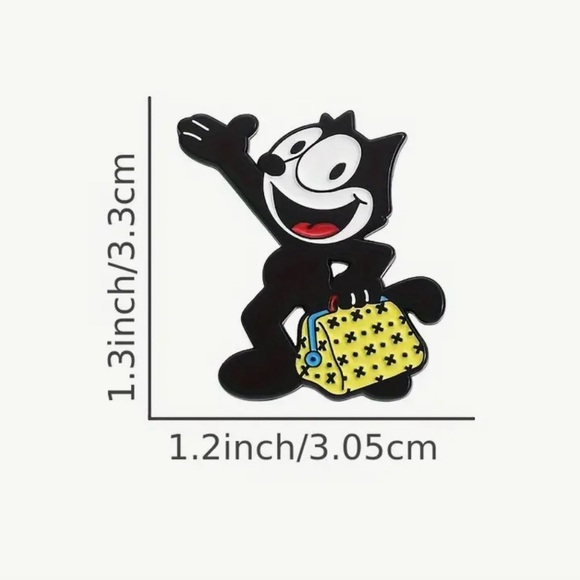 Felix the Cat Enamel Pin
Cool Collectible & Gift! - Picture 4 of 4